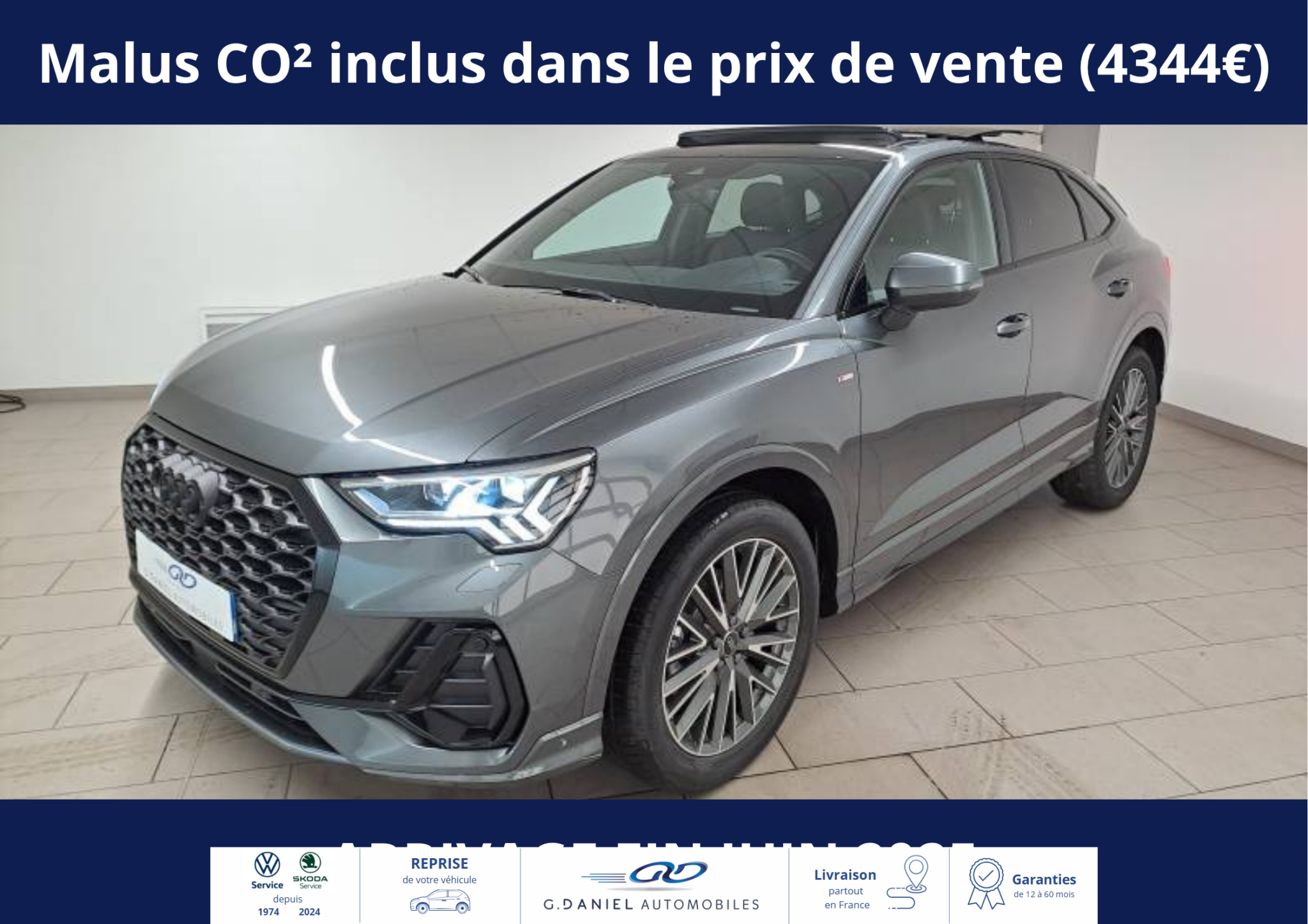 Q3 Sportback 35 TDI 150 ch S tronic 7