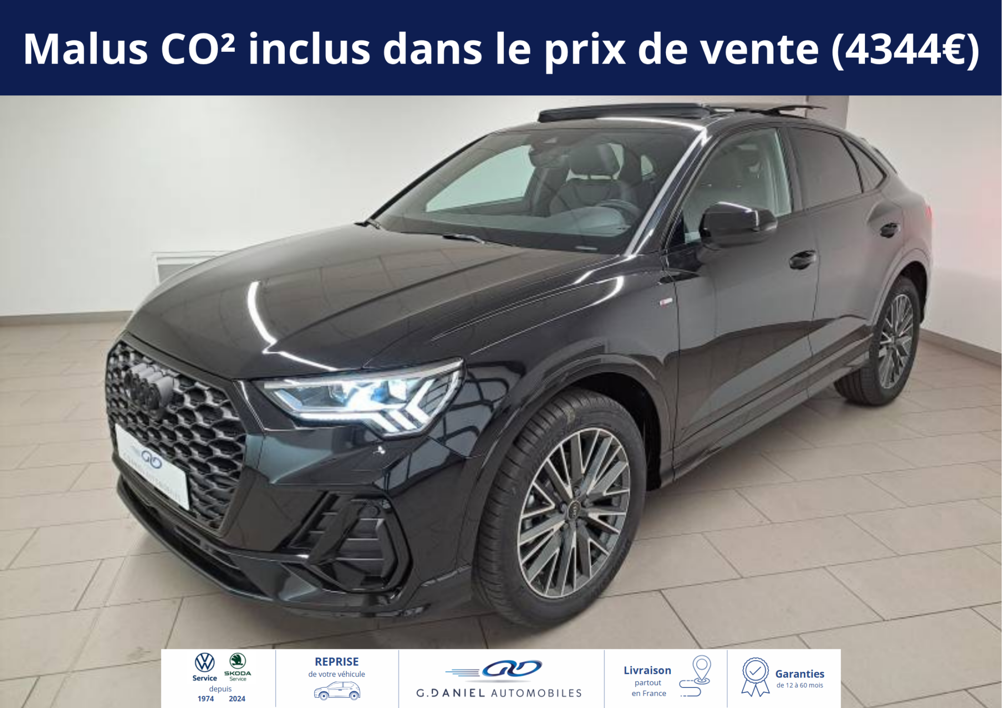 Q3 Sportback 35 TDI 150 ch S tronic 7