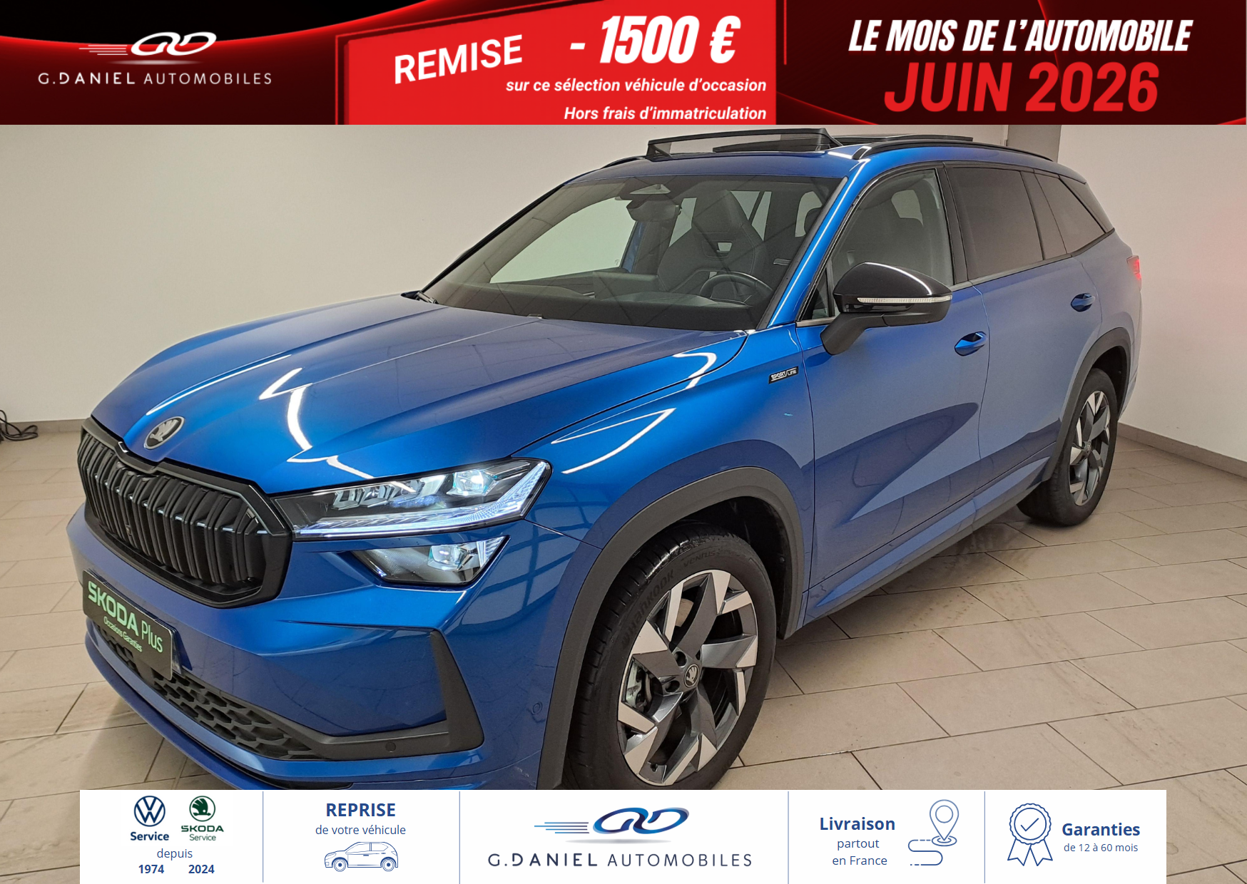 Kodiaq 2.0 TDI 150 ch SCR DSG7 7pl